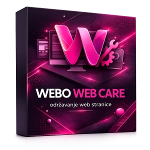 Održavanje web stranice – WEBO WEB CARE paket