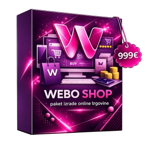 WEBO Shop paket za izradu web trgovine