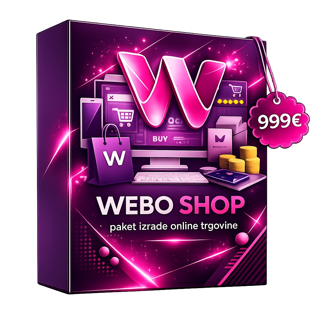 WEBO Shop paket za izradu web trgovine
