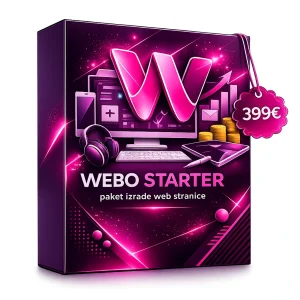WEBO Starter paket za izradu web stranice