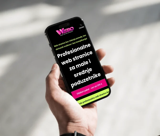 Kontaktirajte WEBO za ponudu izrade web stranice